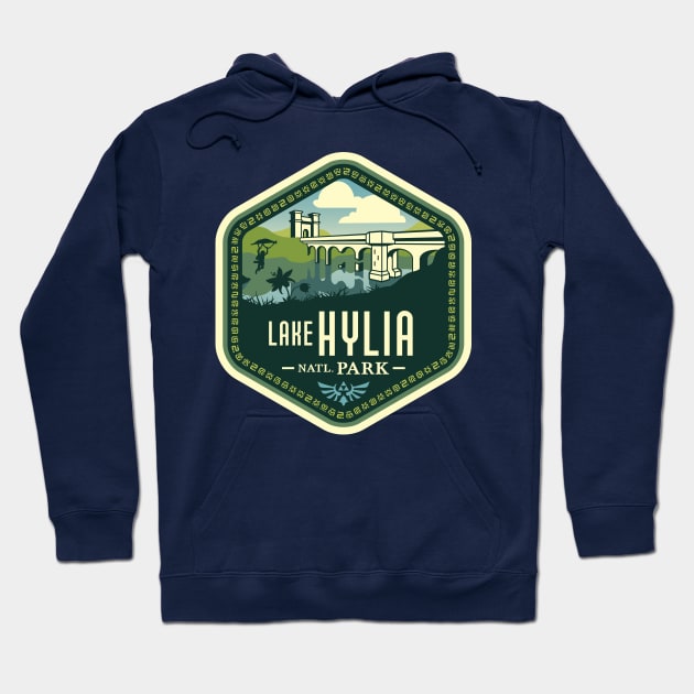 Lake Hylia National Park Hoodie by chocopants